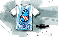 Arschbombe Shirt Design
