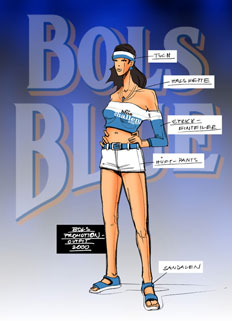 Bols Blue Promotion Outfits Girls