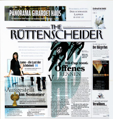 The Rüttenscheider Zeitung Masterdesign