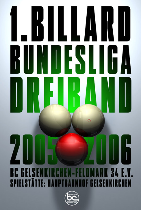 Billard Bundesliga Poster