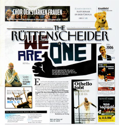 The Rüttenscheider Zeitung Masterdesign